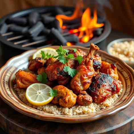 Nepali Sekuwa - Best Charcoal Grilled Chicken Recipe